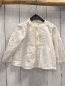 Preview: Zara  Bluse  Gr. 74  creme Rippen 