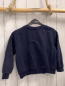 Preview: H&M  Pullover  Gr. 110  blau Schrift goldene Knöpfe 