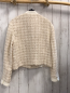 Preview: Zara  Blazer Gr. M creme grau beige meliert creme Bund Knöpfe mit goldener Einfassung 
