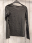 Preview: Maison Scotch  Langarmshirt  Gr. 164/170  grau silber Glitzerstreifen 