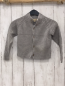 Preview: Bock Copenhagen  Strickjacke  Gr. 92  grau Rippen 100 % Merinowolle 