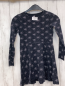 Preview: H&M  Kleid Gr. 134/140  blau weiße Herzen 