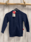 Preview: neu Sigikid  Strickjacke  Gr. 104  blau Rippen Zöpfe NP 59,95 € 