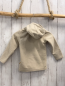 Preview: Steiff Pullover  Gr. 92  beige Kapuze Plüschbärenkopf 