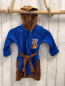 Preview:   Bademantel Gr. 98  blau braun Plüsch Kapuze Paw Patrol 
