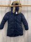 Preview: H&M  Winterjacke  Gr. 116  blau Kapuze mit Fellbund 
