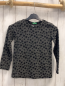 Preview: Benetton Pullover Gr. 116  schwarz grau meliert schwarze Sterne