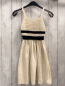Preview:   Kleid Gr. 122  beige schwarz gestreiftes Strickoberteil beige Rock