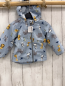 Preview: Name it  Regenjacke  Gr. 74  hellblau Wilde Tiere 