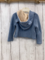 Preview: Sfera  Strickjacke  Gr. 68  hellblau Kapuze 
