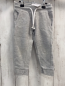 Preview:   Jogginghose  Gr. 92  hellgrau Rippen weiße Kordel