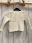 Preview: neu Chocolate  Strickjacke  Gr. 86  weiß Rippen 