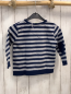 Preview: Alana  Langarmshirt  Gr. 104  blau graue Streifen Feuerwehrauto 