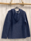 Preview: Isar Trachten  Strickjacke  Gr. 152  blau grauer Bund 