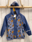 Preview:   Regenjacke  Gr. 110  hellblau Baustellenzubehör gebes Fleecefutter 