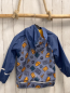 Preview:   Regenjacke  Gr. 110  hellblau Baustellenzubehör gebes Fleecefutter 