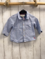 Preview: H&M  Hemd  Gr. 74  hellblau weiße Streifen 