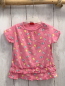 Preview: S´Oliver  T-Shirt  Gr. 80  pink buntes Eis Rüschen