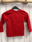 Preview: Liegelind  Langarmshirt  Gr. 104  rot Hund Schrift