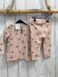 Preview: 2tlg H&M  Langarmshirt + Leggings  Gr. 74  lachs Rippen Kirschen