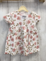 Preview:   Kleid  Gr. 74  weiß Blumen Bodyunterteil 
