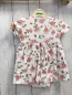 Preview:   Kleid  Gr. 74  weiß Blumen Bodyunterteil 