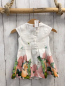 Preview: Baker  Kleid  Gr. 68  weiß Blumen Käfer große Schleife 