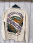 Preview: Zara  Langarmshirt Gr. 152  creme Sonne Schrift 