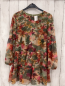 Preview: Desigual  Kleid  Gr. 134/140  beige kiwi mais gemustert Blumen 