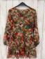 Preview: Desigual  Kleid  Gr. 134/140  beige kiwi mais gemustert Blumen 
