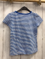 Preview: Mini Boden  T-Shirt  Gr. 122  blau weiße Streifen goldene Flamingos 