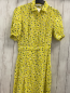 Preview: Stockholm Atelier  Kleid  Gr. 34  gelb grün weiß roter Druck 