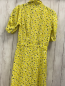Preview: Stockholm Atelier  Kleid  Gr. 34  gelb grün weiß roter Druck 
