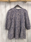 Preview: Zara  Kleid  Gr. 116  weiß blaue Blumen