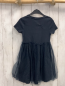 Preview: Name it  Kleid  Gr. 116  blaues Oberteil mit Rippen Tüllüberrock mit flieder Punkte