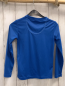 Preview: Decathlon UV-Schutzshirt  Gr. 122/128  hellblau Hai Palme Schrift 