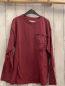 Preview: Zara  Langarmshirt  Gr. 152  rostrot Brusttasche