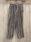 Preview: H&M  Hose  Gr. 140  blau weiße Streifen Gummizugbund mit weißer Kordel 