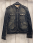 Preview: Calvin Klein Jeans  Jeansjacke Gr. M  dunkralgrau-blau orange Nähte 