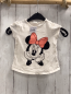 Preview: H&M T-Shirt  Gr. 86  hellgrau Minnie Mouse mit orange Schleife 