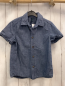 Preview: Benetton Sommerhemd  Gr. 116  blau weißer Punktdruck