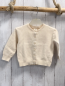 Preview: H&M  Strickjacke  Gr. 86  creme Struktur 