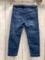 Preview: Alana  Hose  Gr. 98  blau Jeans blau hellgrau lila Streifenbund 