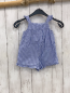 Preview: Zara  Playsuit  Gr. 80  blau weiß karret 