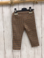 Preview: Zara  Jeggings  Gr. 86  ocker hellgrau grau kariert Täschen mit Rüschen 