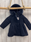 Preview: Vertbaudet  Jacke  Gr. 86  blau mit silber GLitzer  Wolloptik