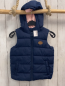 Preview:   Weste  Gr. 110  blau Kapuze rosa Futter 