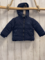 Preview: S´Oliver  Winterjacke  Gr. 74  blau Kapuze beige Teddyfutter 