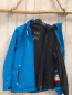 Preview: 2tlg CMP  Jacke  Gr. 164  hellblau mit dunkelgrauer Fleeceinnenjacke 