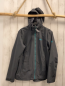 Preview: Jack Wolfskin Jacke  Gr. 164  grau kapuze mint Schrift + Bund 